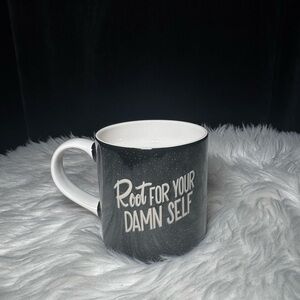 Target Black and White Motivational Mug